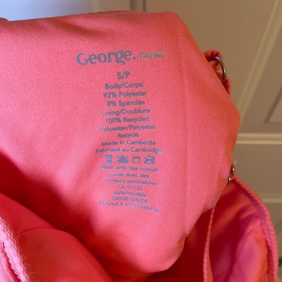 NWT George Swimsuit - One Piece - Coral Colour - Picture 5 of 5